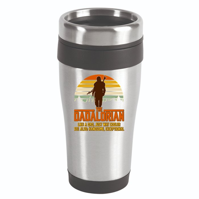 The Dadalorian Like A Dad Handsome Exceptional 16oz Travel Tumbler