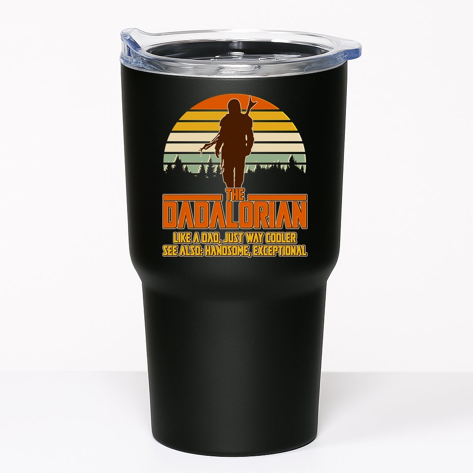 The Dadalorian Like A Dad Handsome Exceptional Tumbler