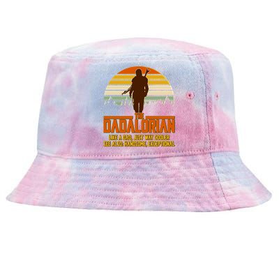 The Dadalorian Like A Dad Handsome Exceptional Tie-Dyed Bucket Hat