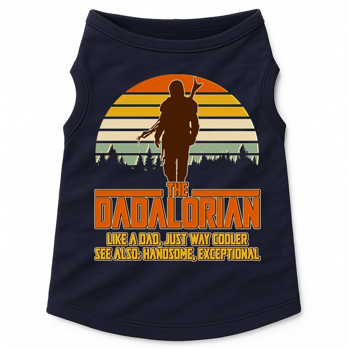 The Dadalorian Like A Dad Handsome Exceptional Doggie Tank
