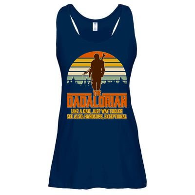 The Dadalorian Like A Dad Handsome Exceptional Ladies Essential Flowy Tank