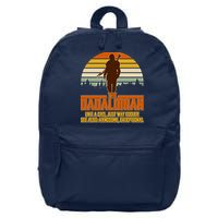 The Dadalorian Like A Dad Handsome Exceptional 16 in Basic Backpack