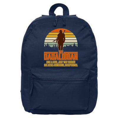 The Dadalorian Like A Dad Handsome Exceptional 16 in Basic Backpack