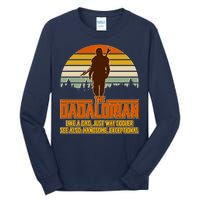 The Dadalorian Like A Dad Handsome Exceptional Tall Long Sleeve T-Shirt