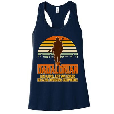 The Dadalorian Like A Dad Handsome Exceptional Womens Tank Top
