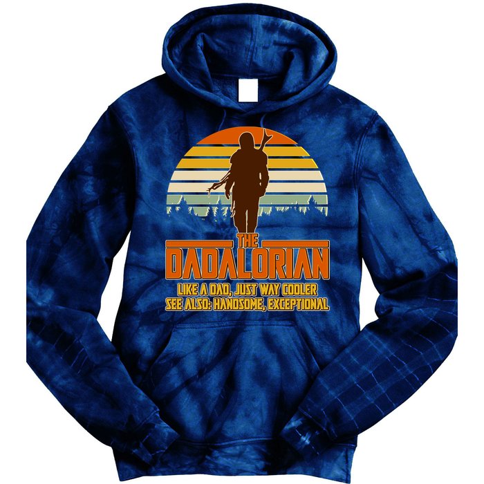 The Dadalorian Like A Dad Handsome Exceptional Tie Dye Hoodie