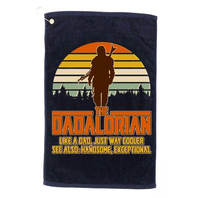 The Dadalorian Like A Dad Handsome Exceptional Golf Towel