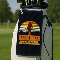 The Dadalorian Like A Dad Handsome Exceptional Golf Towel