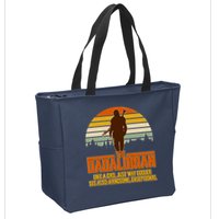 The Dadalorian Like A Dad Handsome Exceptional Zip Tote Bag