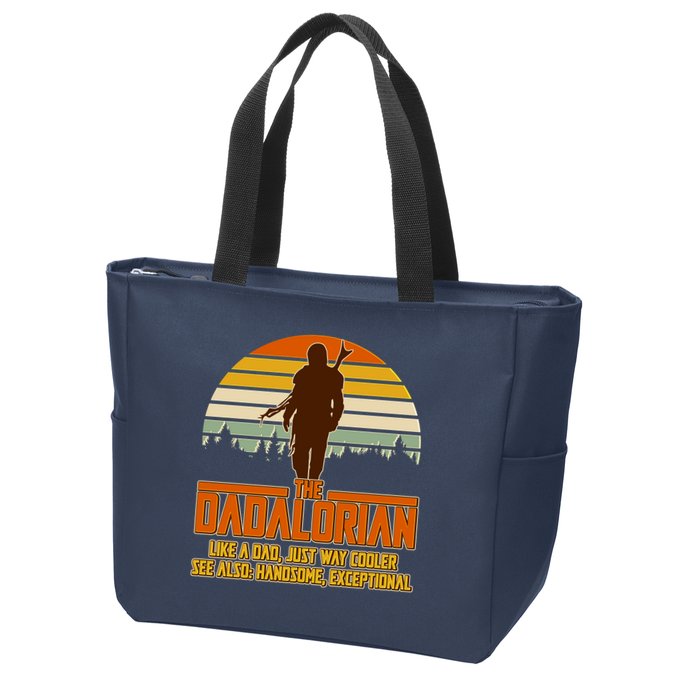 The Dadalorian Like A Dad Handsome Exceptional Zip Tote Bag