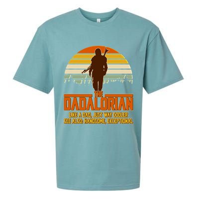 The Dadalorian Like A Dad Handsome Exceptional Sueded Cloud Jersey T-Shirt