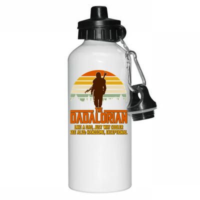 The Dadalorian Like A Dad Handsome Exceptional Aluminum Water Bottle