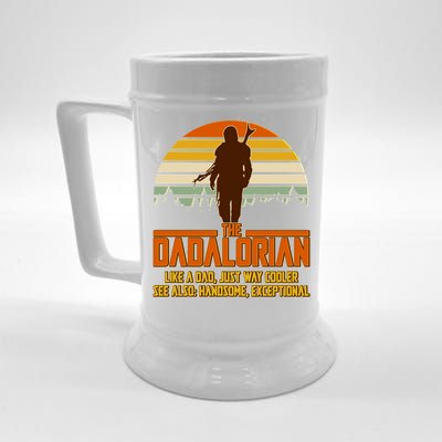 The Dadalorian Like A Dad Handsome Exceptional Beer Stein