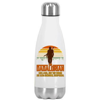 The Dadalorian Like A Dad Handsome Exceptional Stainless Steel Insulated Water Bottle