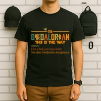 The Dadalorian This Is The Way Definition Father's Day T-Shirt