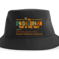 The Dadalorian This Is The Way Definition Father's Day Sustainable Bucket Hat
