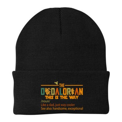 The Dadalorian This Is The Way Definition Father's Day Beanie