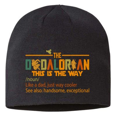 The Dadalorian This Is The Way Definition Father's Day Sustainable Beanie