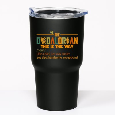 The Dadalorian This Is The Way Definition Father's Day Tumbler