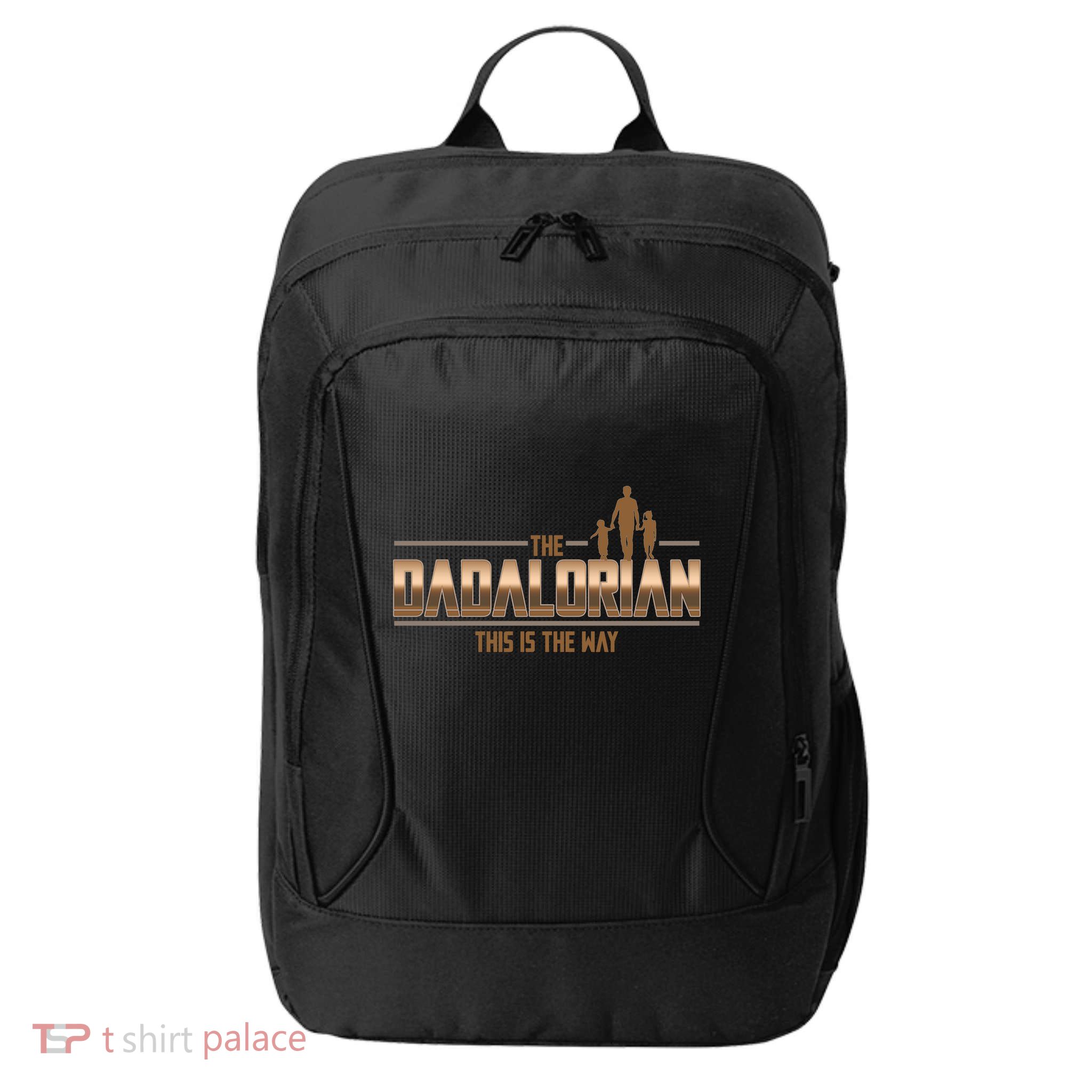 The Dadalorian This Is The Way Father's Day Sci-fi Fan City Backpack