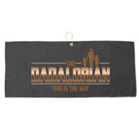 The Dadalorian This Is The Way Father's Day Sci-fi Fan Large Microfiber Waffle Golf Towel