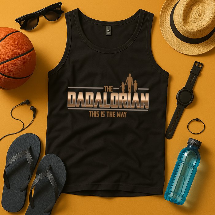 The Dadalorian This Is The Way Father's Day Sci-fi Fan Tank Top