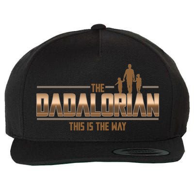 The Dadalorian This Is The Way Father's Day Sci-fi Fan Wool Snapback Cap