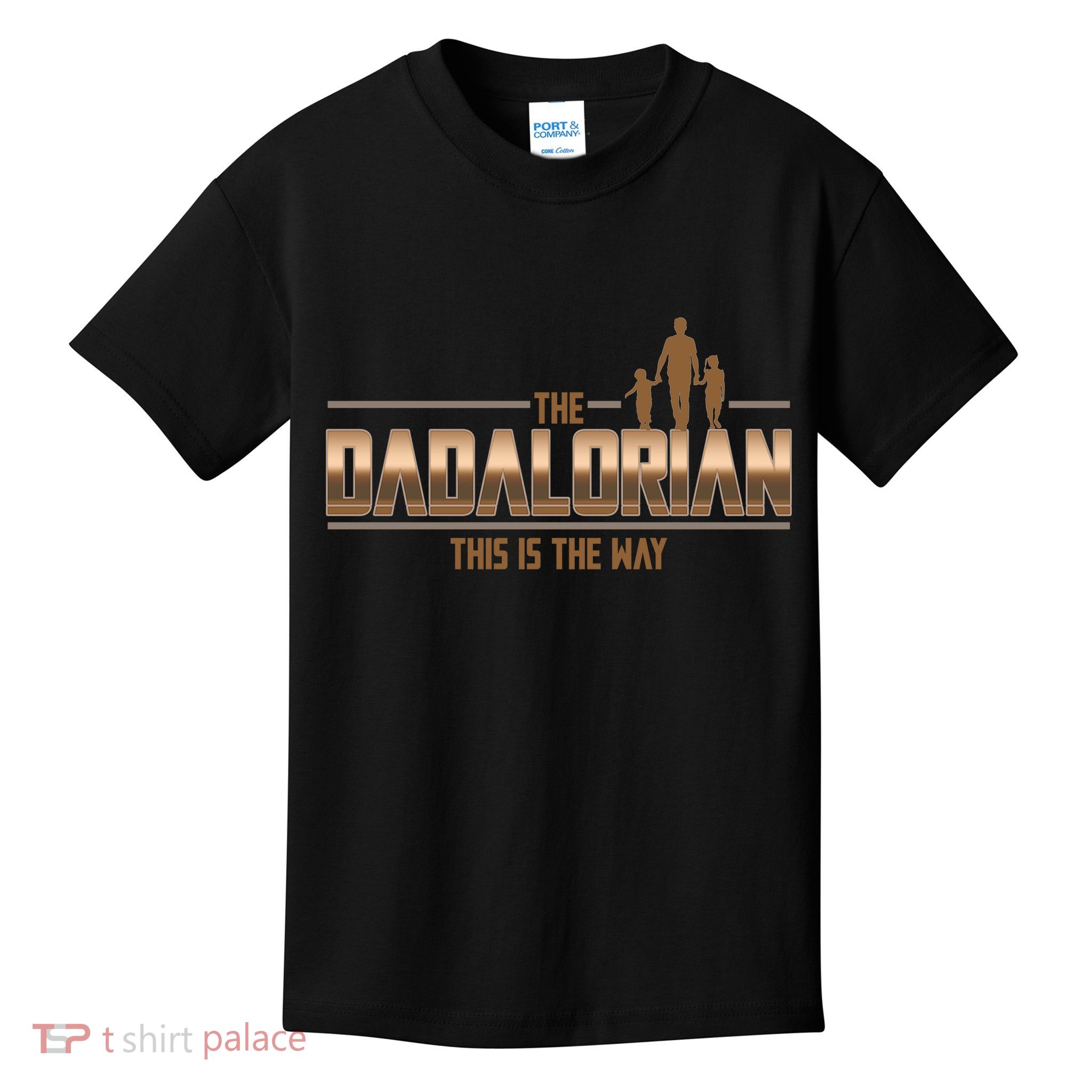The Dadalorian This Is The Way Father's Day Sci-fi Fan Kids T-Shirt