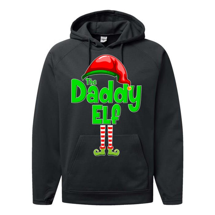 The Daddy Elf Christmas Performance Fleece Hoodie