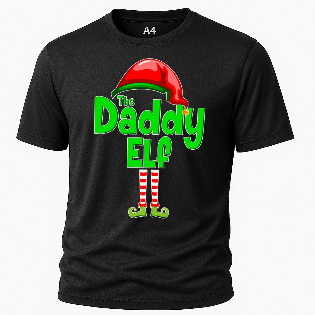 The Daddy Elf Christmas Cooling Performance Crew T-Shirt