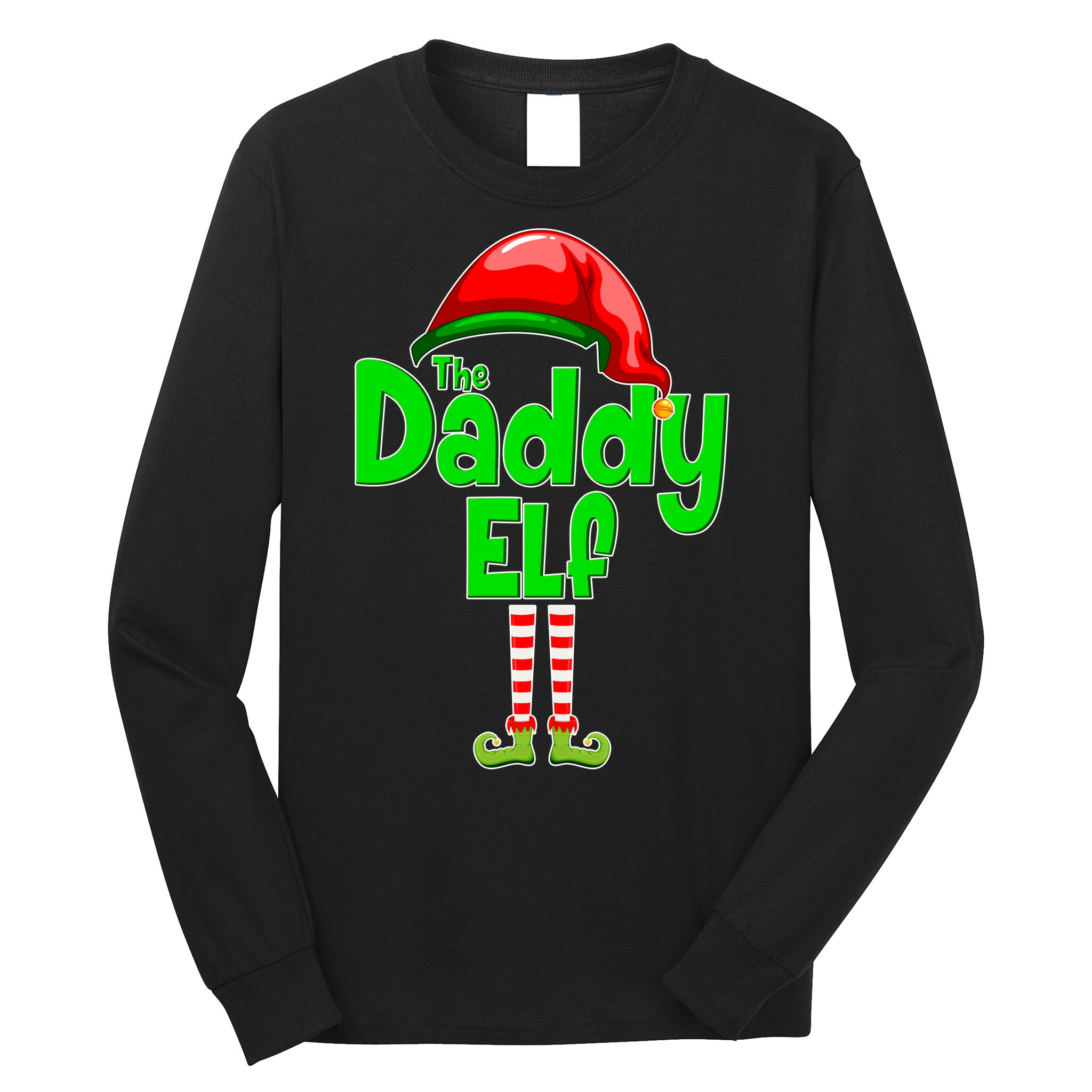 The Daddy Elf Christmas Long Sleeve Shirt