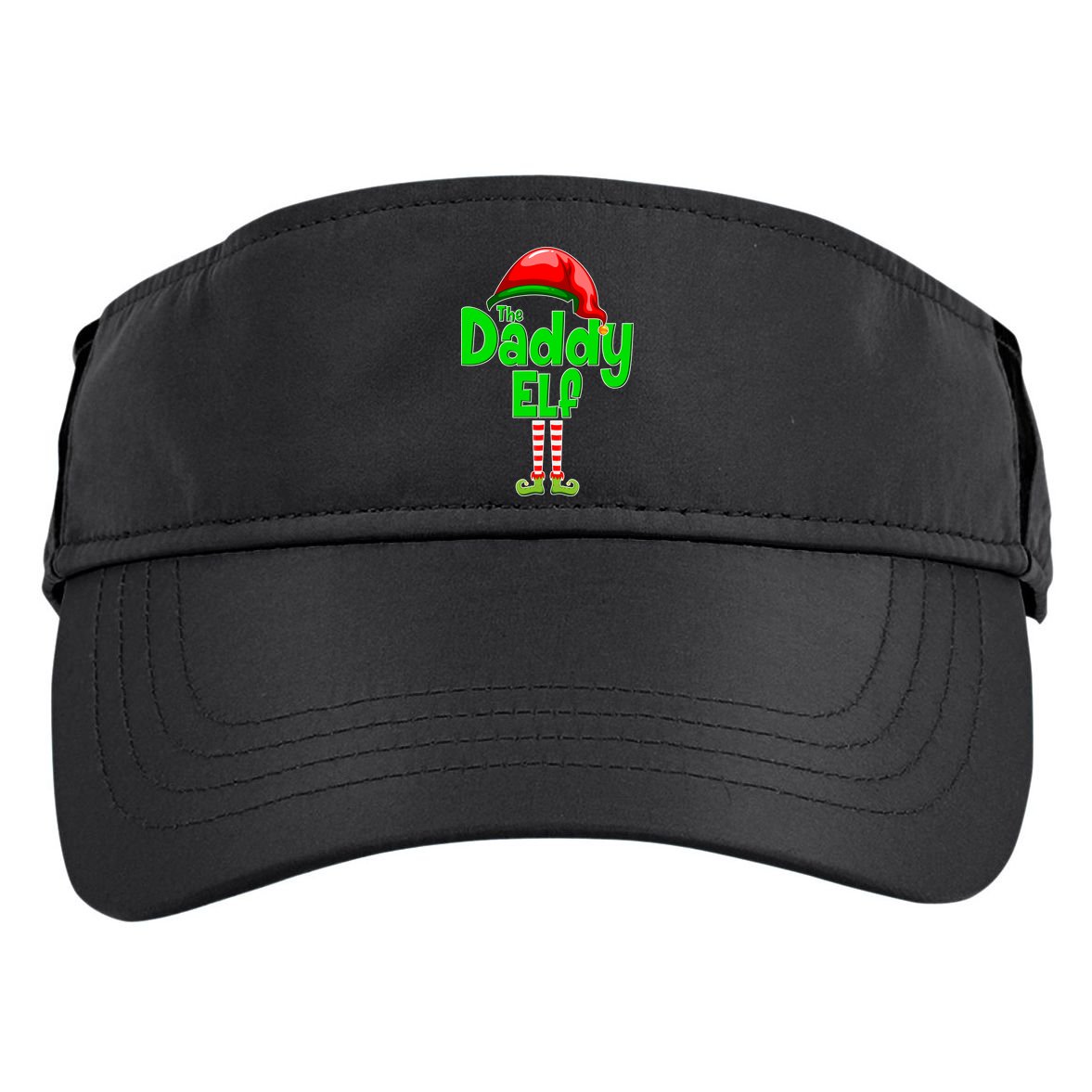 The Daddy Elf Christmas Adult Drive Performance Visor