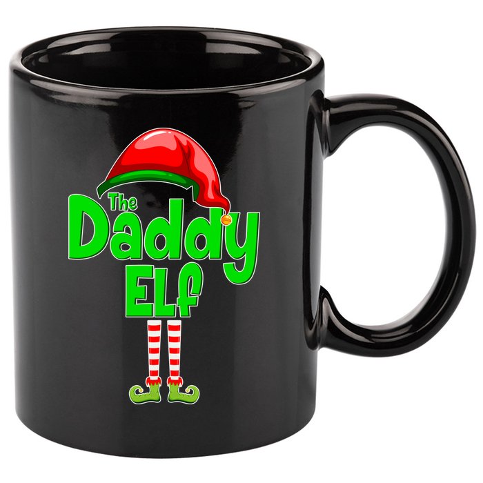 The Daddy Elf Christmas 11oz C Handle Ceramic Mug