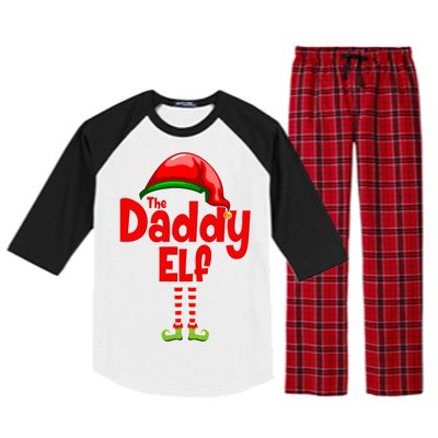 The Daddy Elf Christmas Raglan Sleeve Pajama Set