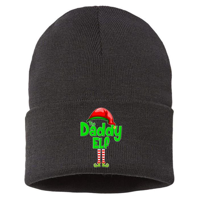 The Daddy Elf Christmas Sustainable Knit Beanie