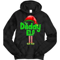 The Daddy Elf Christmas Tie Dye Hoodie