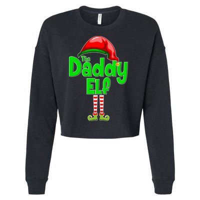 The Daddy Elf Christmas Cropped Pullover Crew
