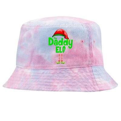 The Daddy Elf Christmas Tie-Dyed Bucket Hat