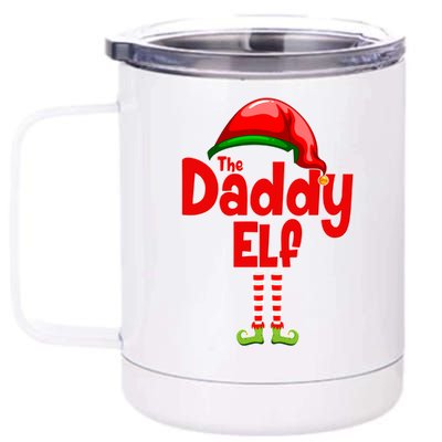 The Daddy Elf Christmas 12 oz Stainless Steel Tumbler Cup