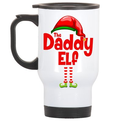 The Daddy Elf Christmas Stainless Steel Travel Mug