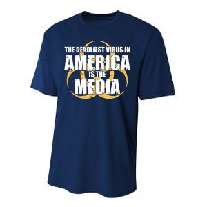 The Deadliest Virus In America Is The Media Performance Sprint T-Shirt