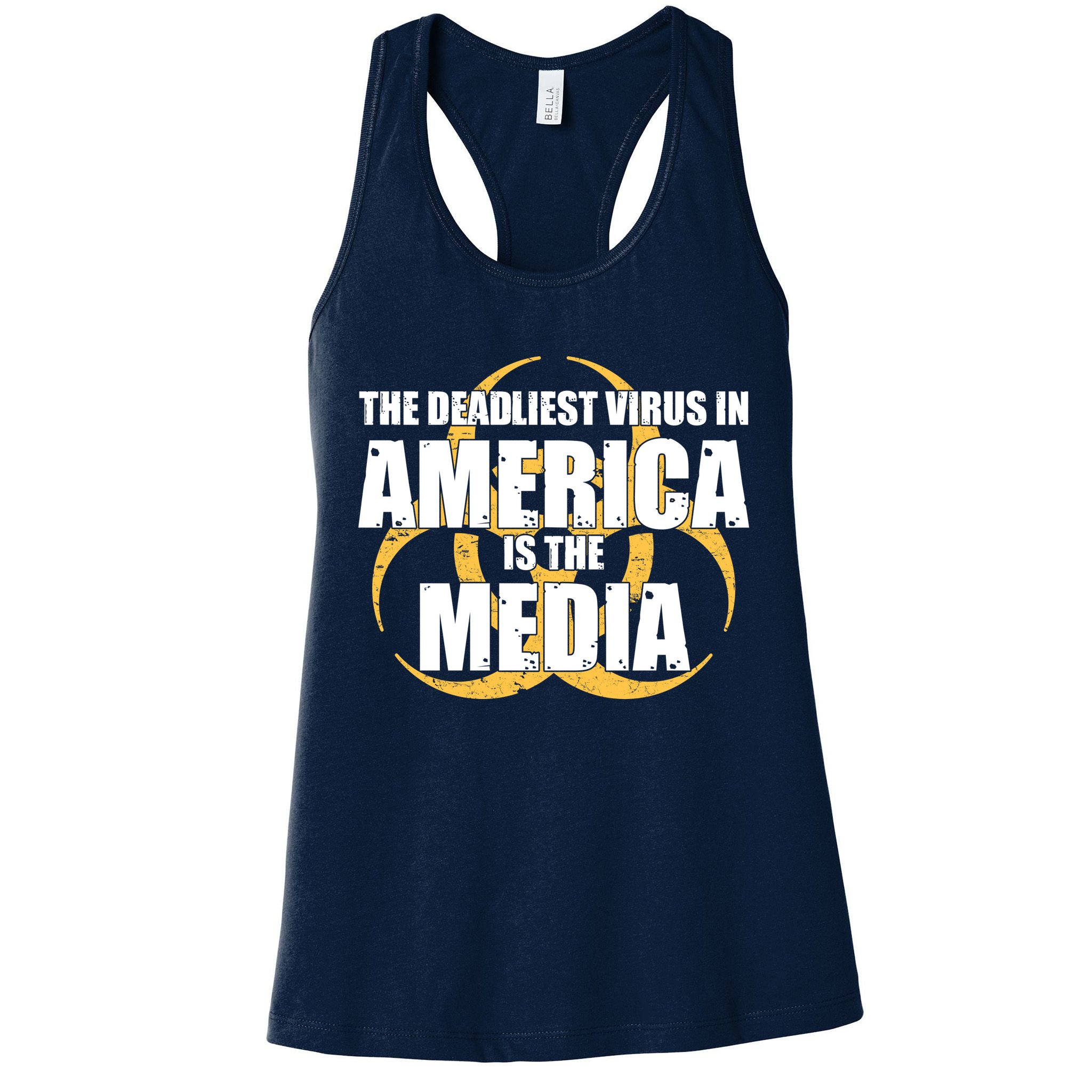 The Deadliest Virus In America Is The Media Womens Tank Top