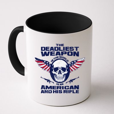 The Deadliest Weapon American And His Rifle Mug