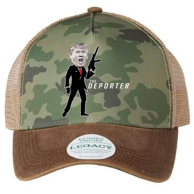 The Deporter Funny Donald Trump Legacy Tie Dye Trucker Hat
