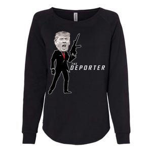 The Deporter Funny Donald Trump Womens California Wash Sweatshirt