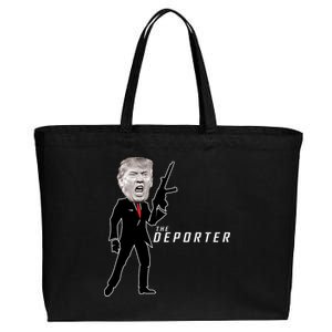 The Deporter Funny Donald Trump Cotton Canvas Jumbo Tote