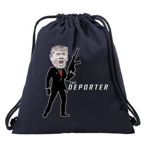 The Deporter Funny Donald Trump Drawstring Bag