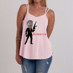 The Deporter Funny Donald Trump Women's Strappy Tank