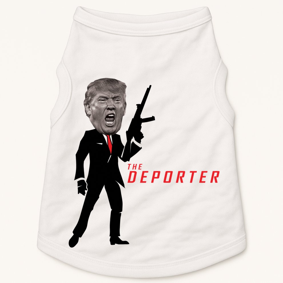 The Deporter Funny Donald Trump Doggie Tank