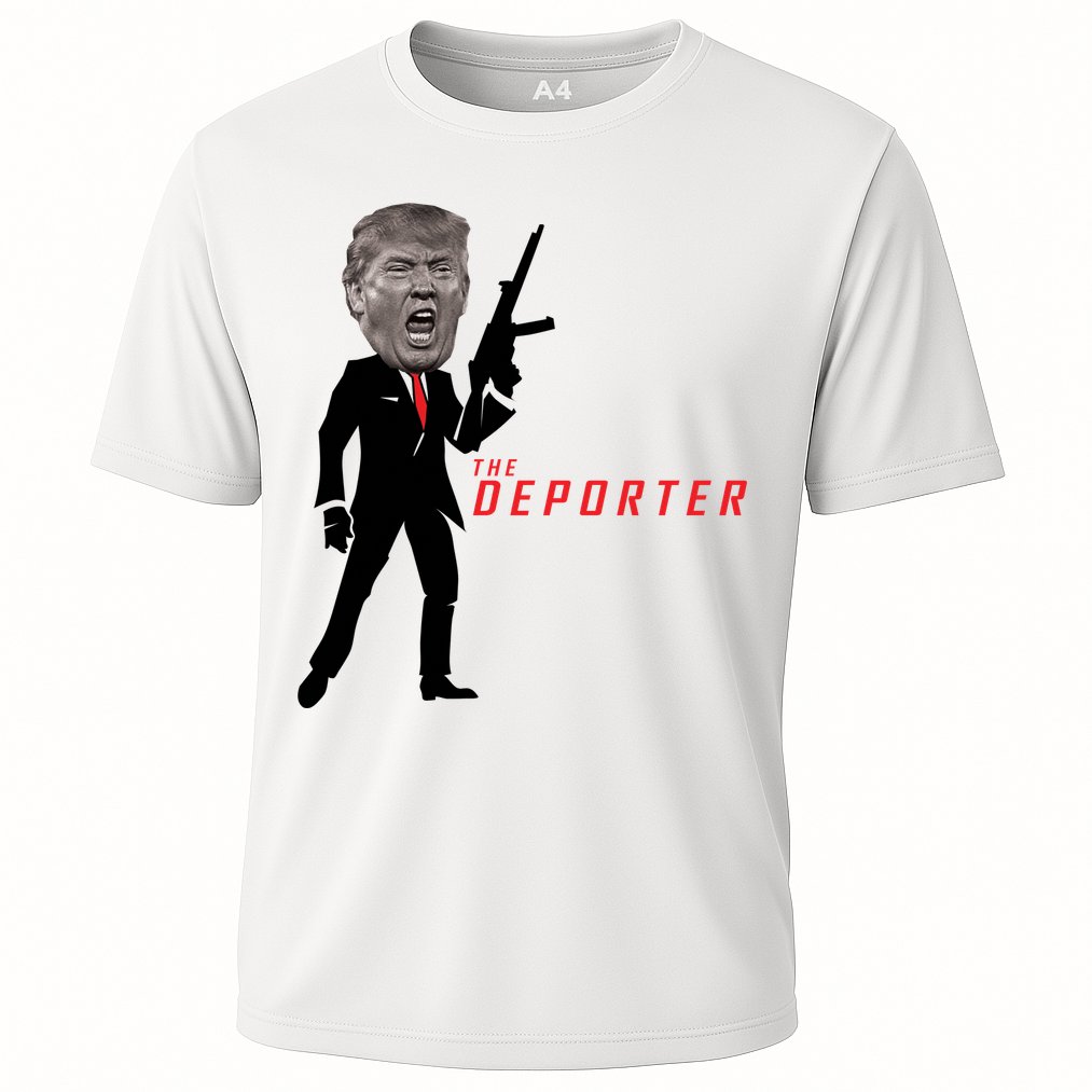 The Deporter Funny Donald Trump Cooling Performance Crew T-Shirt